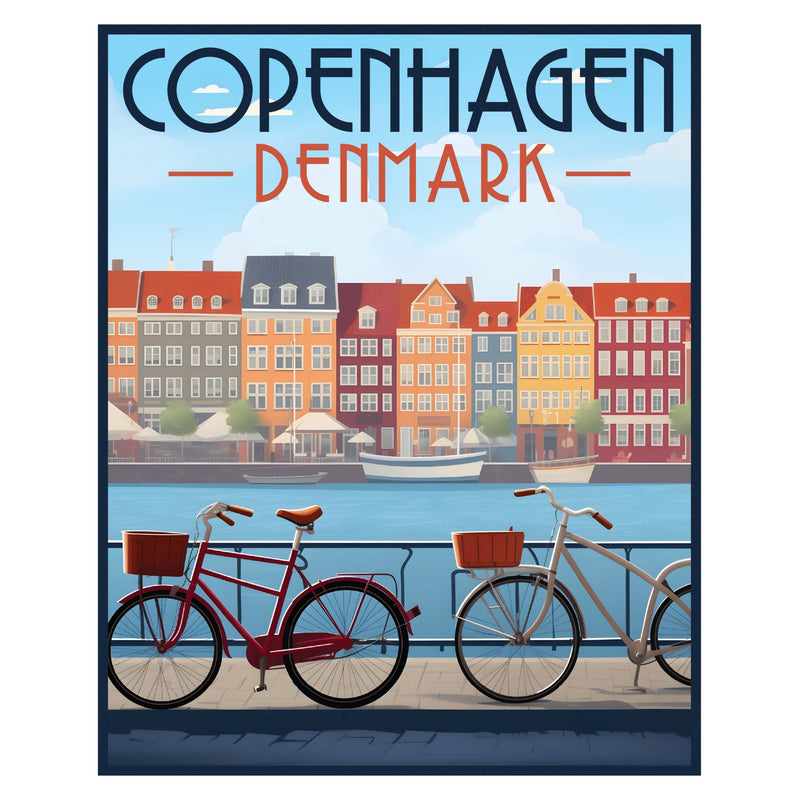 Copenhagen Denmark Design C Souvenir Vinyl Decal Sticker 2-Inch
