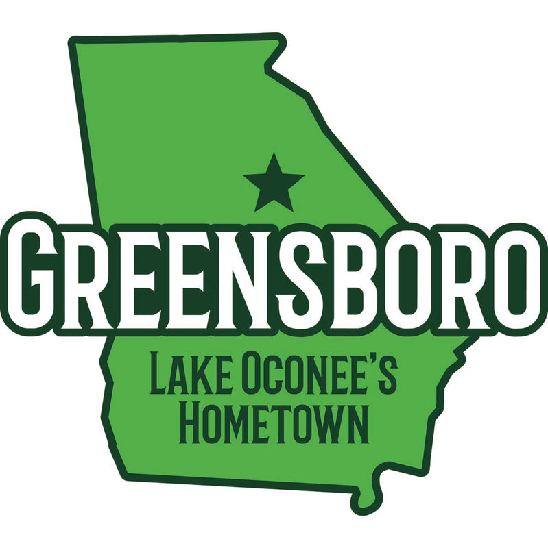 Greensboro Georgia Souvenir Decoratve Flat Magnet or Sticker 2-Inch