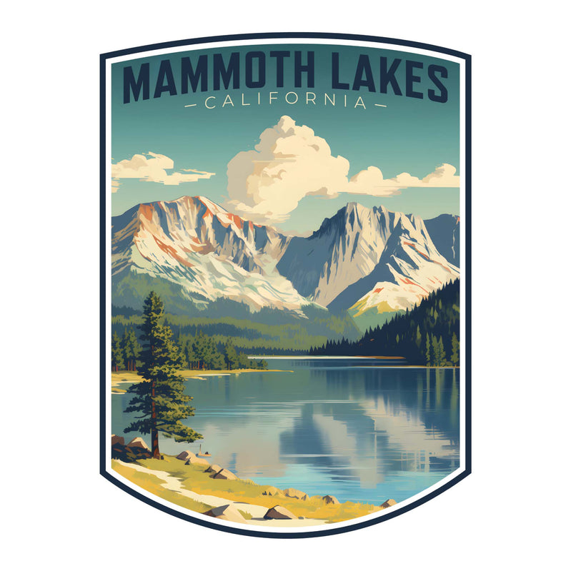 Mammoth Lakes California Design C Souvenir Vinyl Decal Sticker 2-Inch