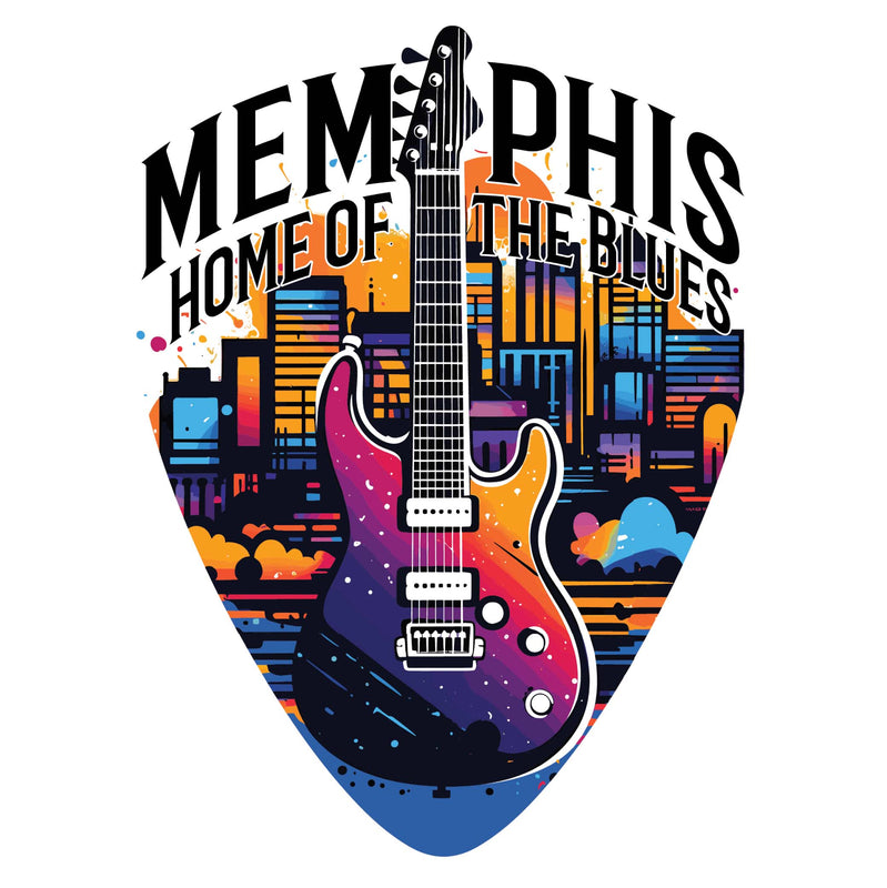 Memphis Tennessee Design B Souvenir Vinyl Decal Sticker 6-Inch