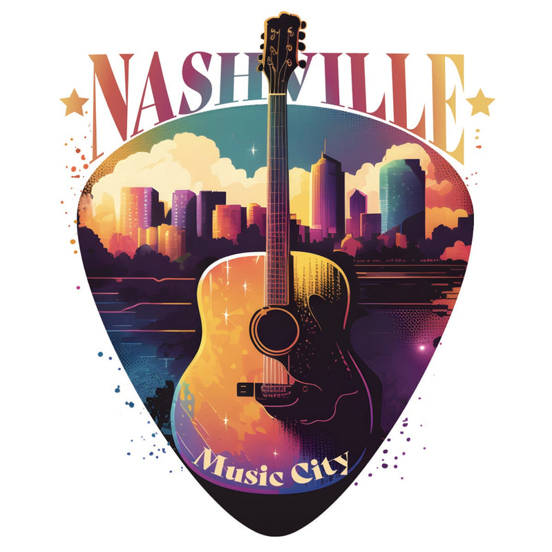Nashville Tennessee Souvenir Decoratve Flat Magnet or Sticker 2-Inch
