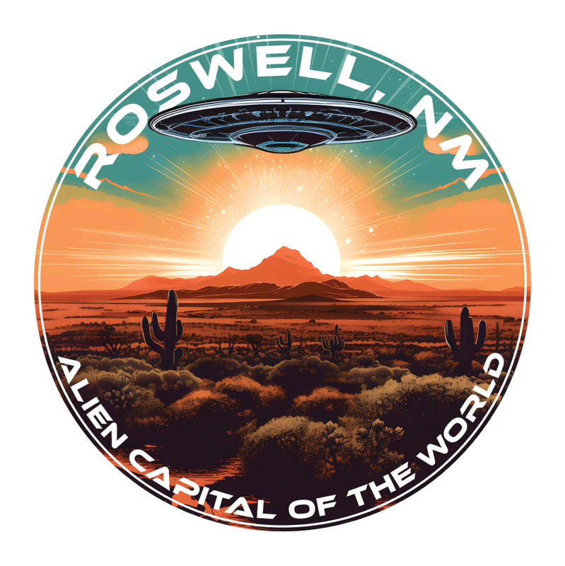 Roswell New Mexico Design A Souvenir Vinyl Decal Sticker 6-Inch