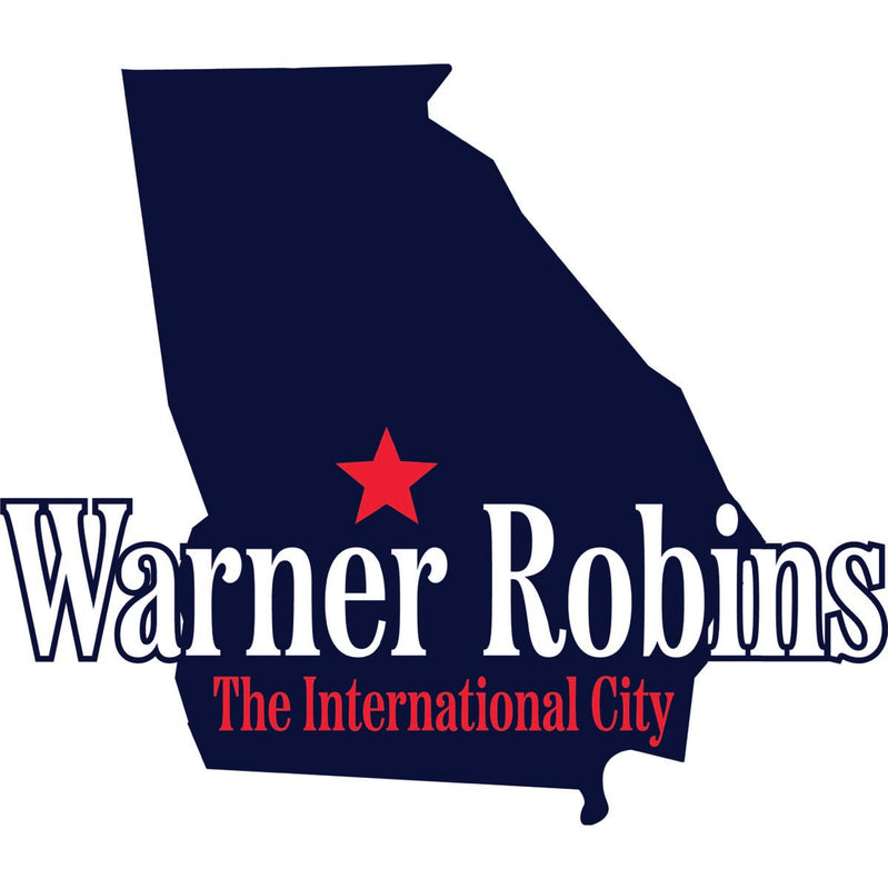 Warner Robins Georgia Souvenir Decoratve Flat Magnet or Sticker 2-Inch