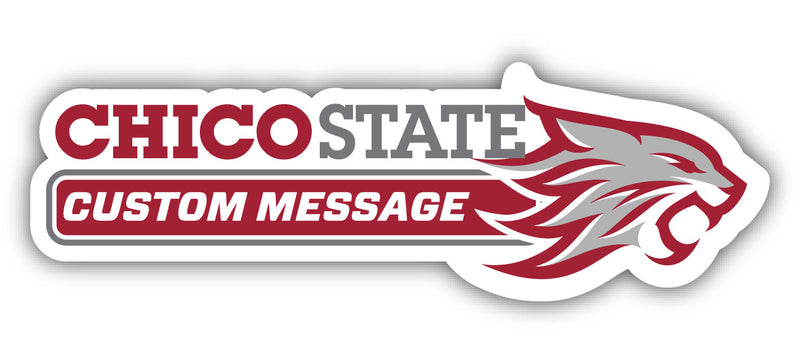 California State University, Chico Customizable 4-Inch Wide Magnet/Sticker – Officially Licensed Sticker