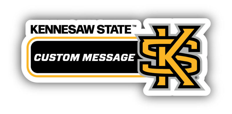 Kennesaw State University Customizable 4-Inch Wide Magnet/Sticker – Officially Licensed Sticker