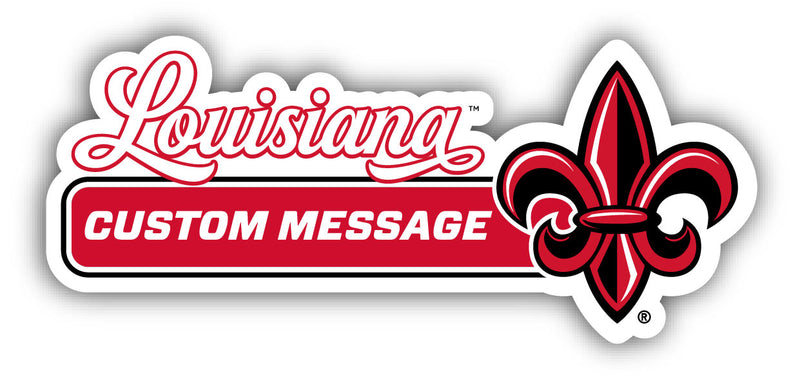 Louisiana at Lafayette Customizable 4-Inch Wide Magnet/Sticker – Officially Licensed Sticker