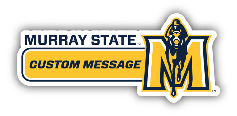 Murray State University 4-Inch Wide Customizable Vinyl Decal Sticker Officially Licensed Collegiate Product