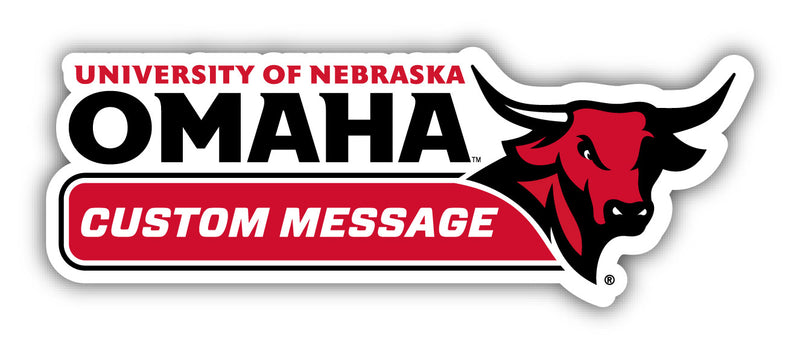 Nebraska at Omaha 4-Inch Wide Customizable Vinyl Decal Sticker Officially Licensed Collegiate Product