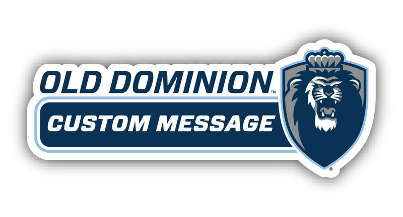 Old Dominion Monarchs 4-Inch Wide Customizable Vinyl Decal Sticker Officially Licensed Collegiate Product
