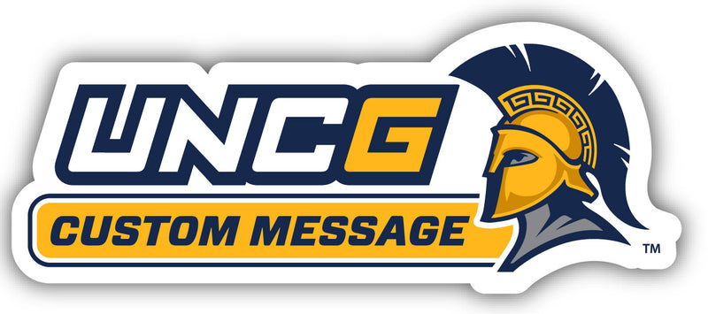 North Carolina Greensboro Spartans Customizable 4-Inch Wide Magnet/Sticker – Officially Licensed Sticker