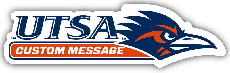 UTSA Road Runners Customizable 4-Inch Wide Magnet/Sticker – Officially Licensed Sticker