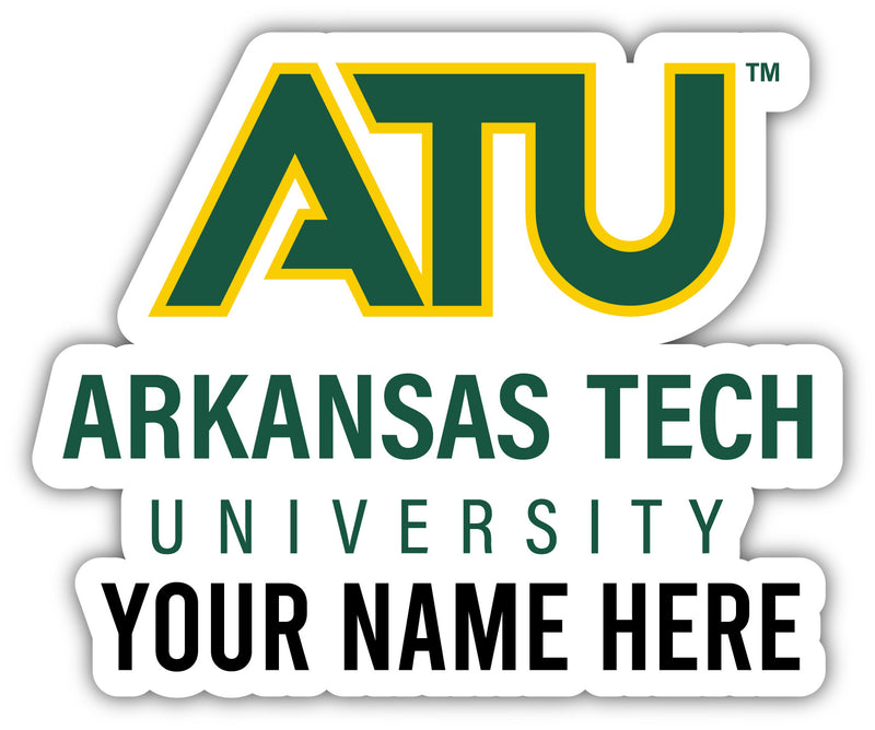 Arkansas Tech University Customizable Round Vinyl Decal Sticker Officially Licensed Collegiate Product 6-Inch