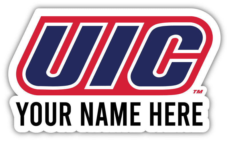 University of Illinois at Chicago Customizable Round Magnet Officially Licensed Collegiate Product 12-Inch