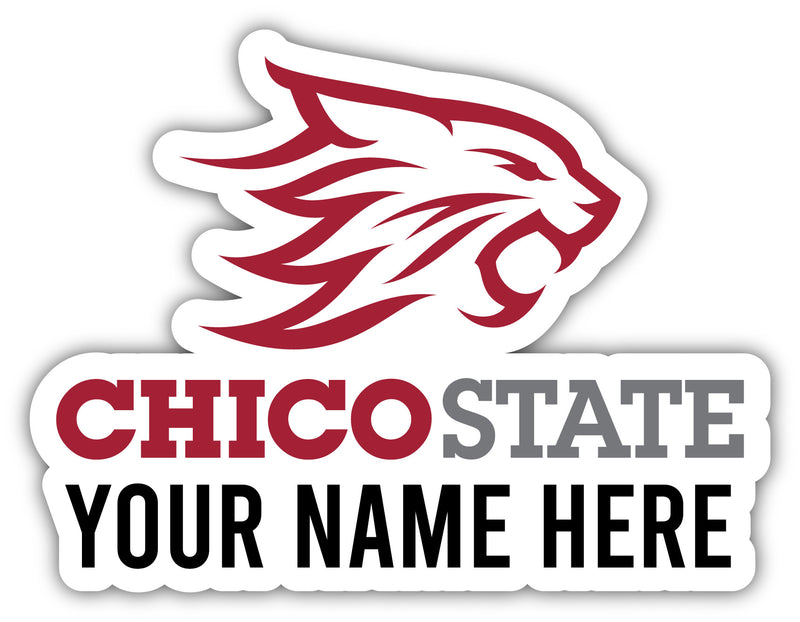 California State University, Chico Customizable Round Vinyl Decal Sticker Officially Licensed Collegiate Product 2-Inch
