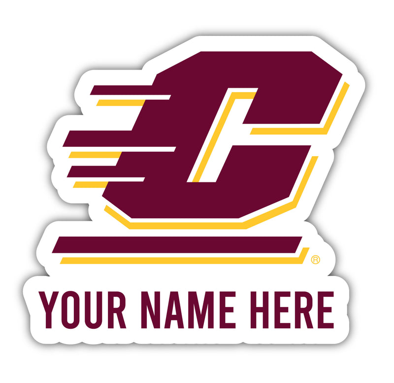 Central Michigan University 4-Inch Customizable Vinyl Decal Sticker Officially Licensed Collegiate Product