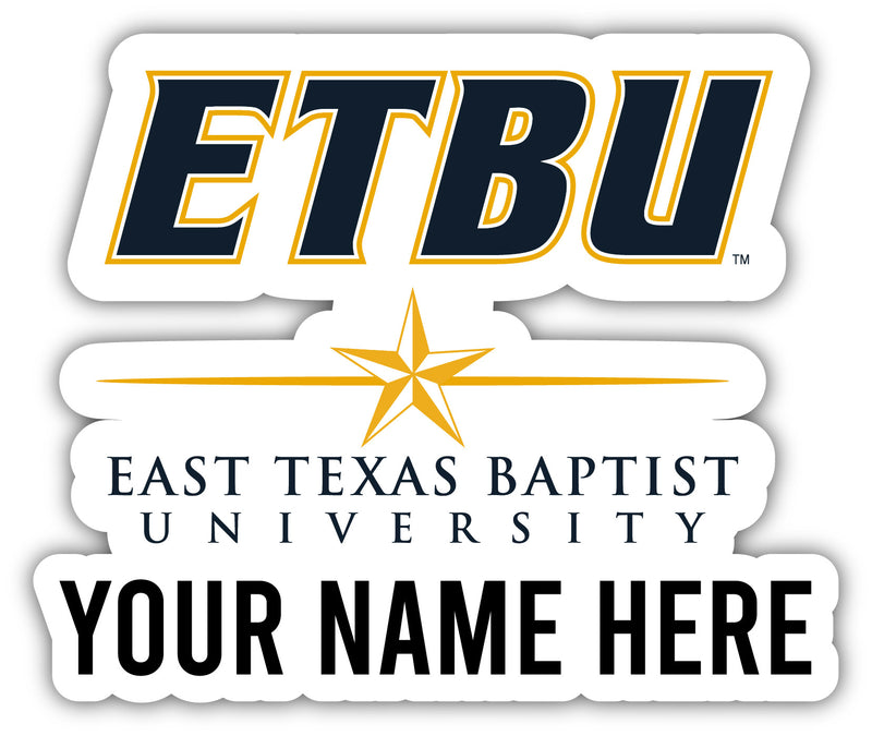 East Texas Baptist University Customizable Round Magnet Officially Licensed Collegiate Product 10-Inch