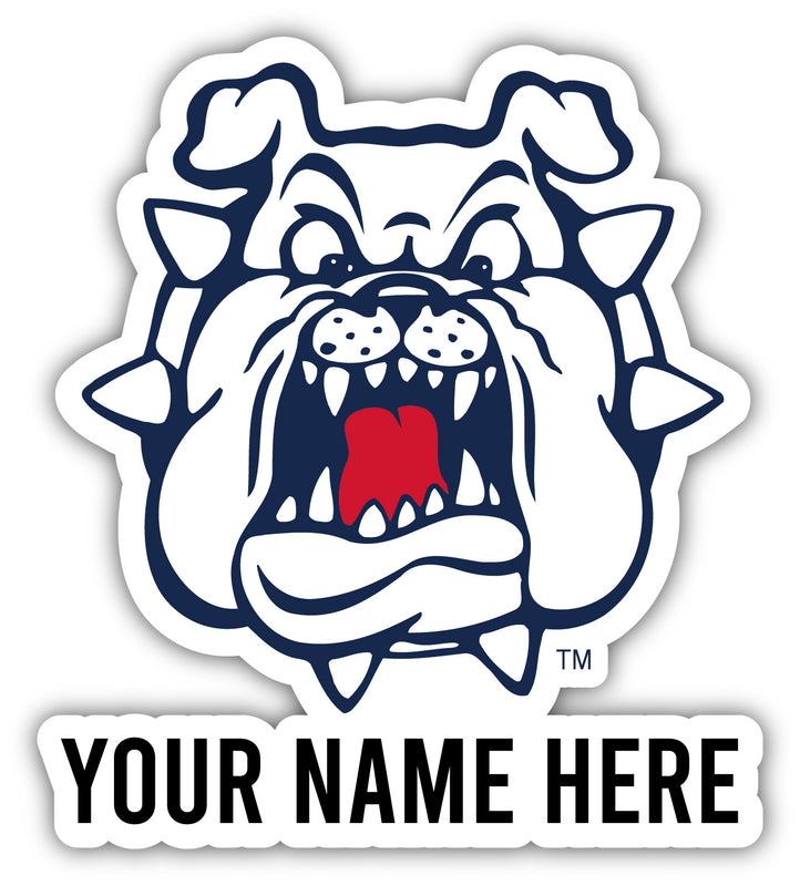 Fresno State Bulldogs Customizable Round Vinyl Decal Sticker Officially Licensed Collegiate Product 3-Inch