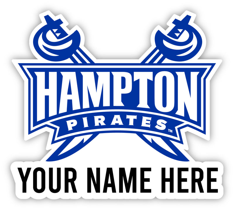 Hampton University Customizable Round Vinyl Decal Sticker Officially Licensed Collegiate Product 3-Inch