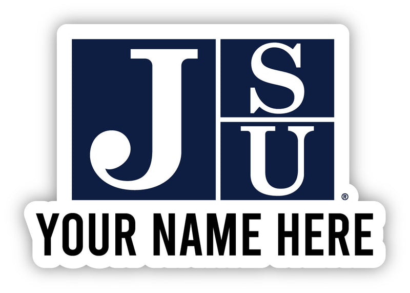 Jackson State University Customizable Round Vinyl Decal Sticker Officially Licensed Collegiate Product 12-Inch