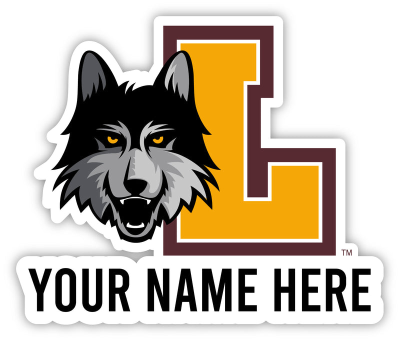 Loyola University Ramblers Customizable Round Vinyl Decal Sticker Officially Licensed Collegiate Product 8-Inch