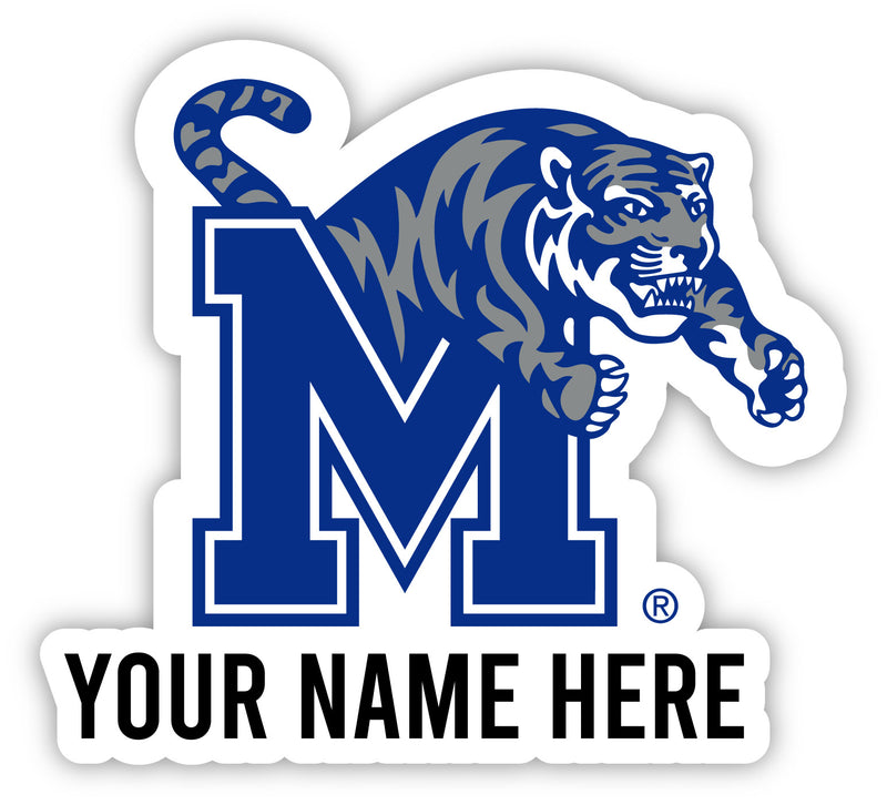 Memphis Tigers Customizable Round Vinyl Decal Sticker Officially Licensed Collegiate Product 2-Inch