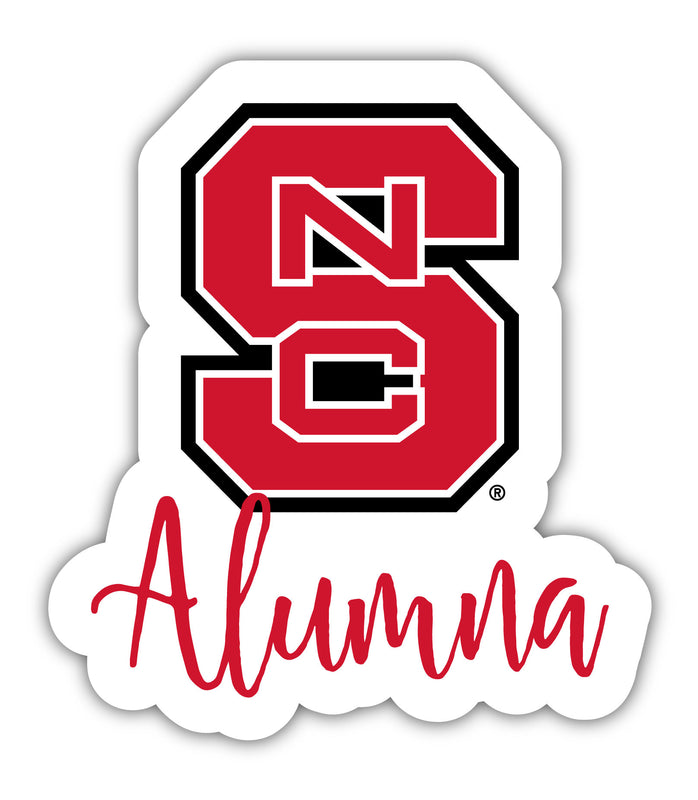 North Carolina State Wolfpack Alumna 4 Inch Vinyl Decal Sticker