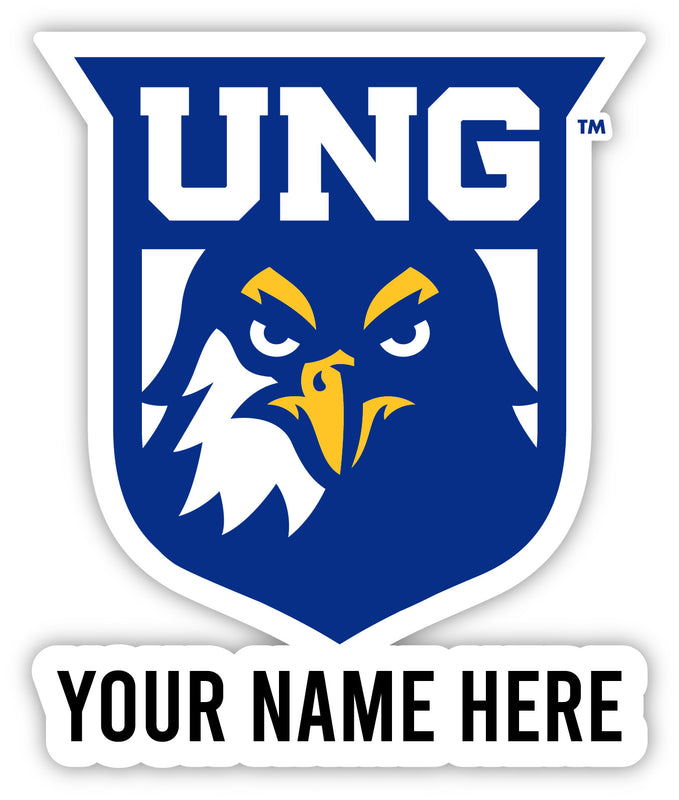 North Georgia Nighhawks Customizable Round Vinyl Decal Sticker Officially Licensed Collegiate Product 4-Inch