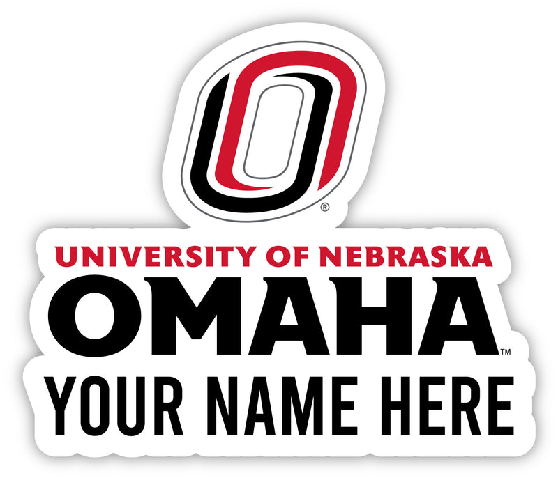Nebraska at Omaha Customizable Round Vinyl Decal Sticker Officially Licensed Collegiate Product 2-Inch