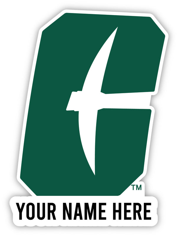 North Carolina Charlotte Forty-Niners Customizable Round Vinyl Decal Sticker Officially Licensed Collegiate Product 3-Inch