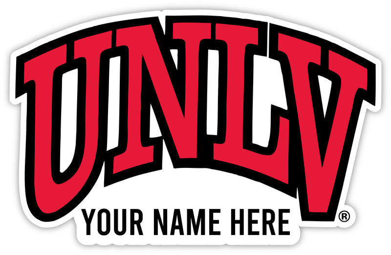 UNLV Rebels Customizable Round Vinyl Decal Sticker Officially Licensed Collegiate Product 8-Inch