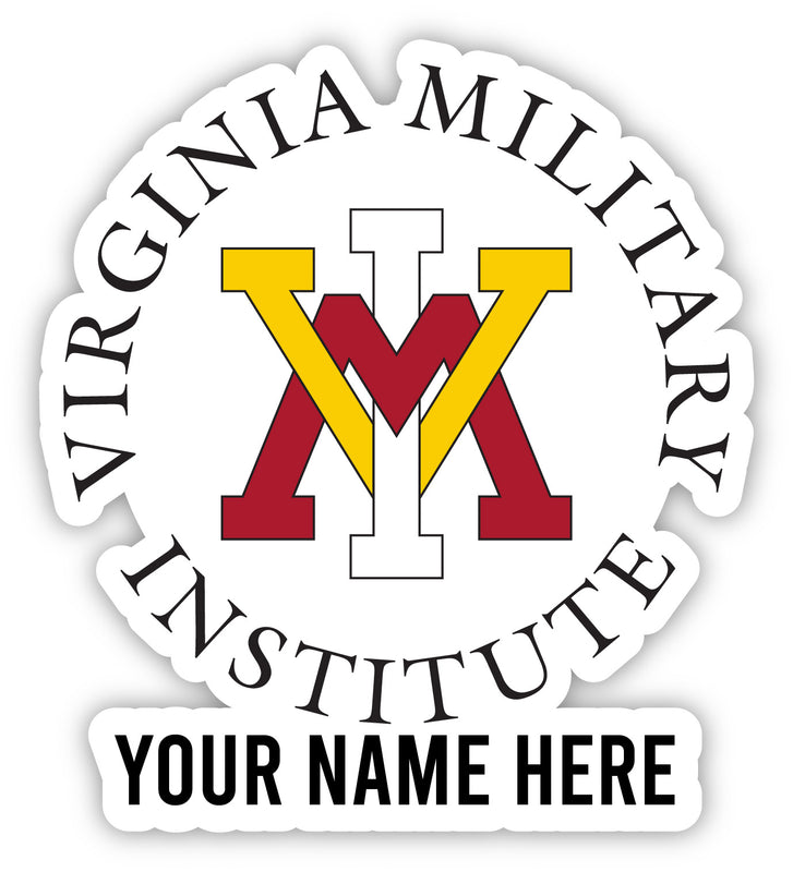 VMI Keydets Customizable Round Vinyl Decal Sticker Officially Licensed Collegiate Product 3-Inch