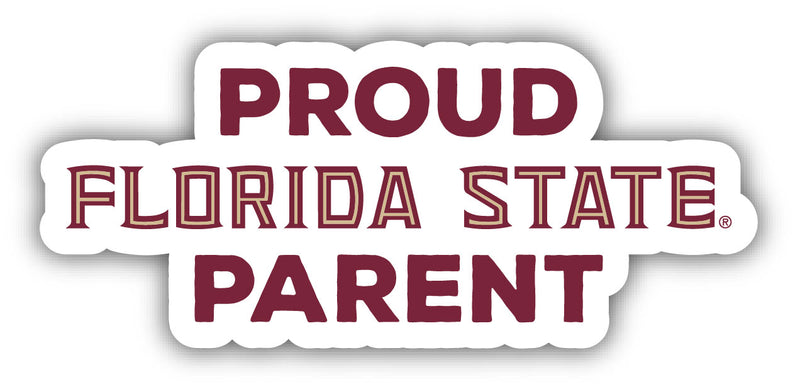 Florida State Seminoles 4-Inch Proud Parent NCAA Vinyl Sticker - Durable School Spirit Decal