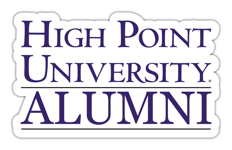 High Point University 4-Inch Laser Cut Alumni Vinyl Decal Sticker Officially Licensed Collegiate Product Single