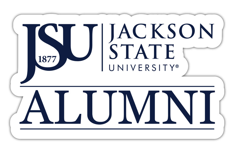Jackson State University 4-Inch Laser Cut Alumni Vinyl Decal Sticker Officially Licensed Collegiate Product Single