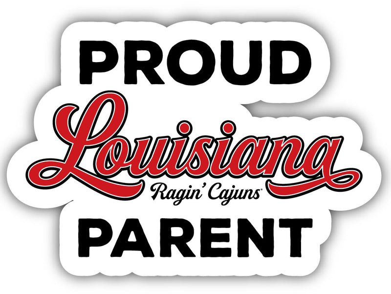 Louisiana at Lafayette 4-Inch Laser Cut Proud Parent Decal Sticker Officially Licensed Collegiate Product Single