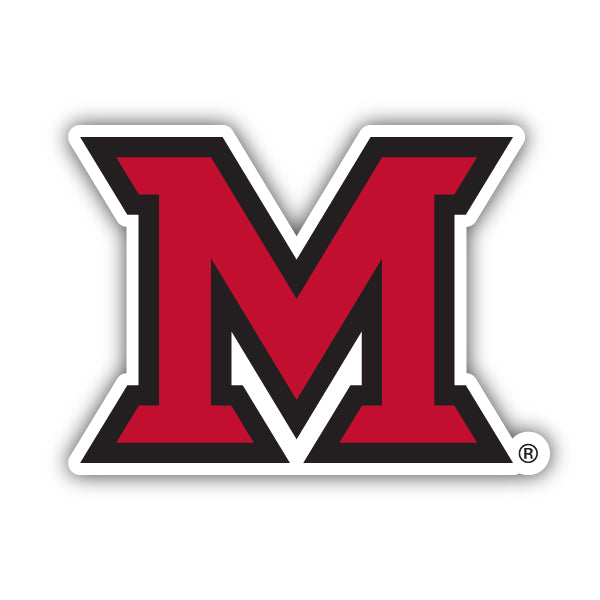 Miami of Ohio 4 Inch Vinyl Magnet Officially Licensed Collegiate Product