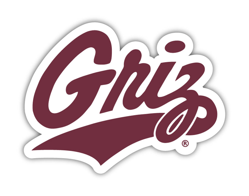 Montana University 4 Inch Vinyl Magnet Officially Licensed Collegiate Product