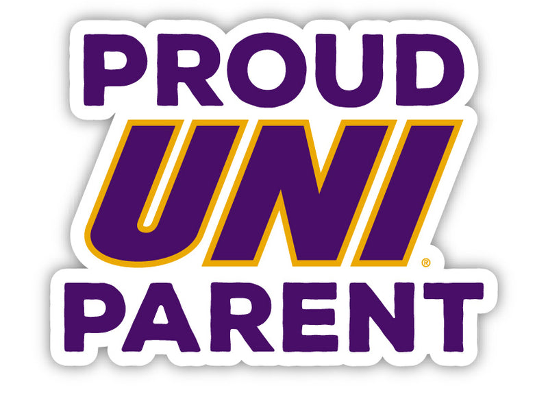 Northern Iowa Panthers 4-Inch Proud Parent NCAA Vinyl Sticker - Durable School Spirit Decal