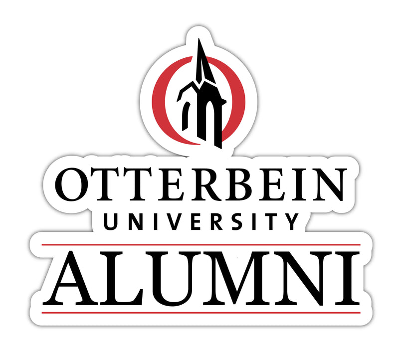 Otterbein University 4-Inch Laser Cut Alumni Vinyl Decal Sticker Officially Licensed Collegiate Product 4-Pack