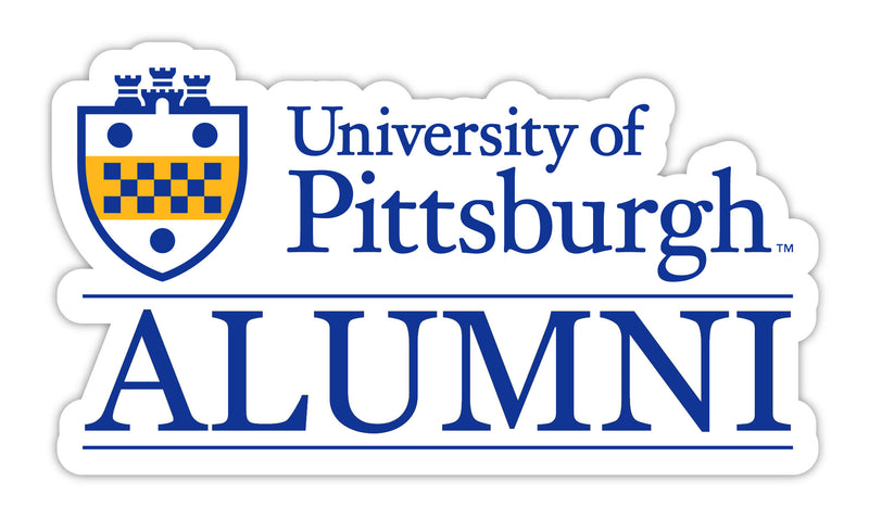 Pittsburgh Panthers 4-Inch Alumni 4-Pack NCAA Vinyl Sticker - Durable School Spirit Decal
