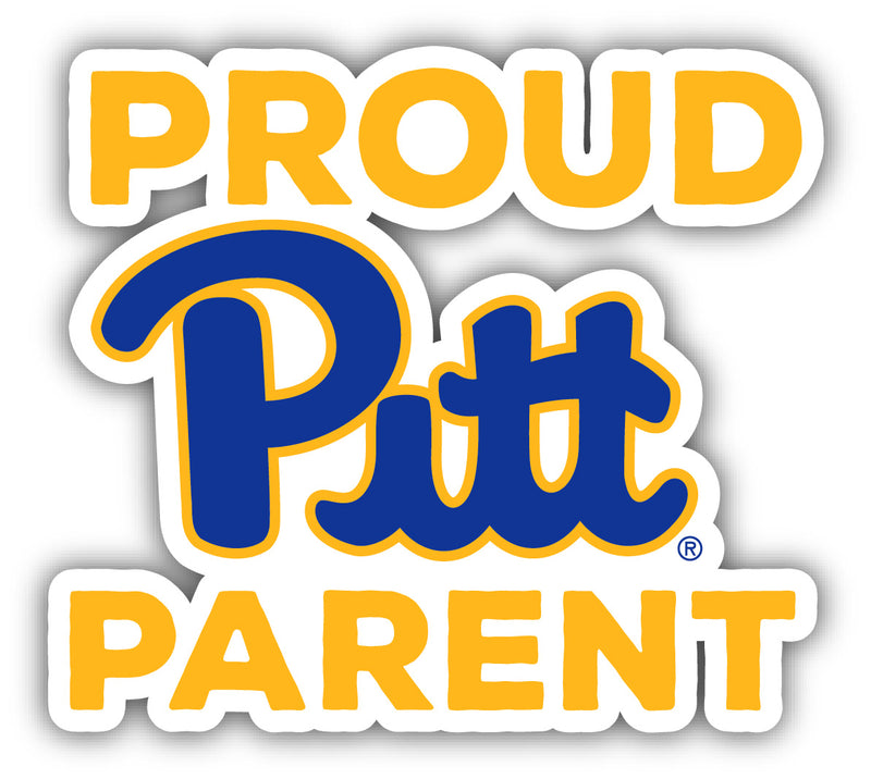 Pittsburgh Panthers 4-Inch Proud Parent NCAA Vinyl Sticker - Durable School Spirit Decal