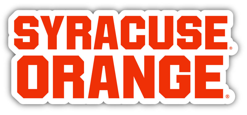 Syracuse Orange 4-Inch Elegant School Logo NCAA Vinyl Decal Sticker for Fans, Students, and Alumni