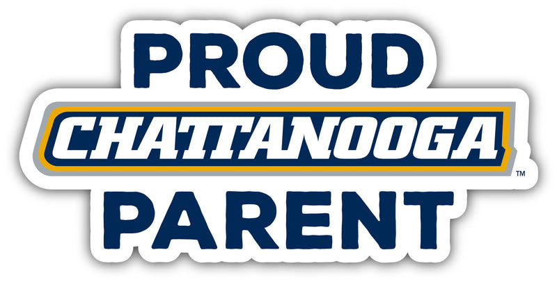 University of Tennessee at Chattanooga 4-Inch Proud Parent NCAA Vinyl Sticker - Durable School Spirit Decal