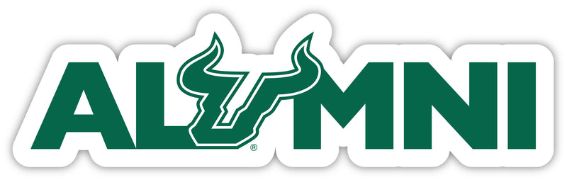 South Florida Bulls 4-Inch Alumni 4-Pack NCAA Vinyl Sticker - Durable School Spirit Decal