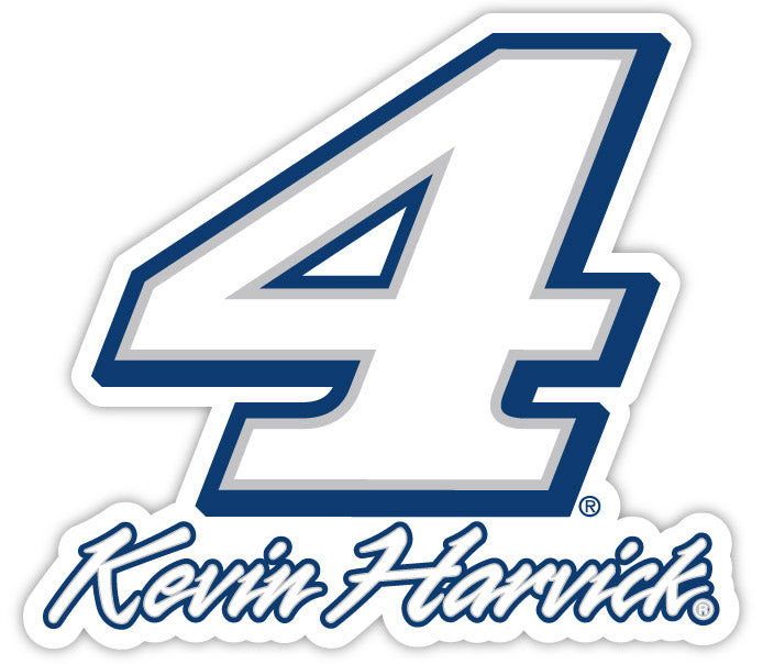 #4 Kevin Harvick  4-Inch Number Laser Cut Decal