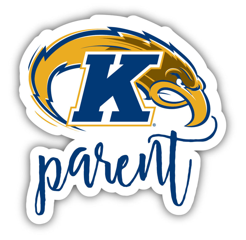 Kent State University 4-Inch Proud Parent NCAA - Durable School Spirit Vinyl Decal Perfect Gift for Parent