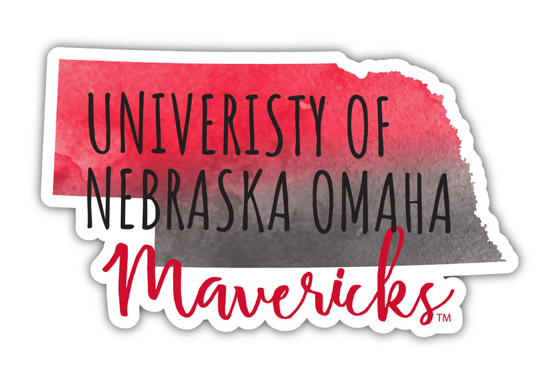 Nebraska at Omaha Watercolor State
