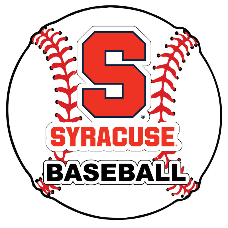 Syracuse Orange 4-Inch Baseball Vinyl Decal Officially Licensed Collegiate Product