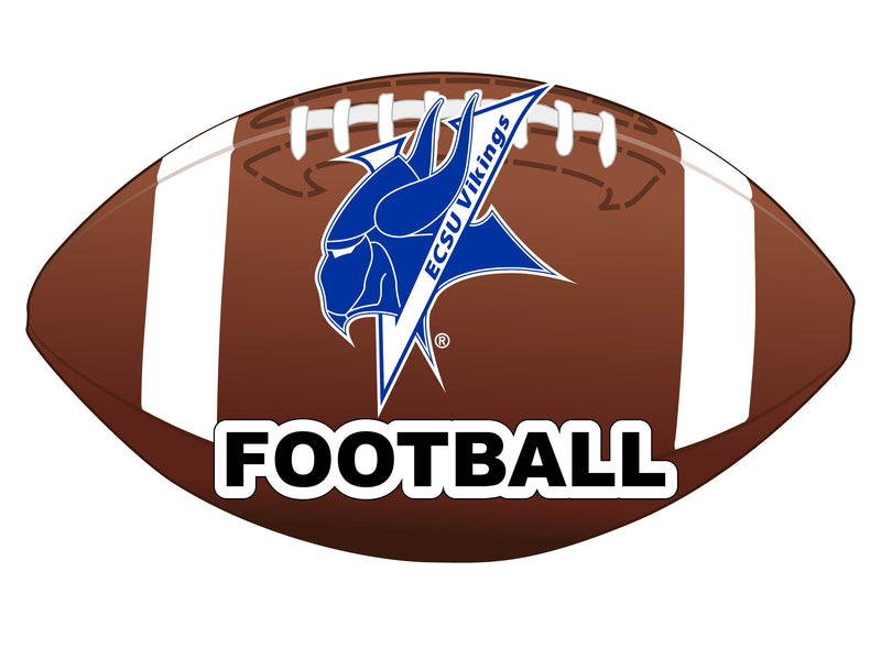 Elizabeth City State University 4-Inch Football Vinyl Decal Officially Licensed Collegiate Product