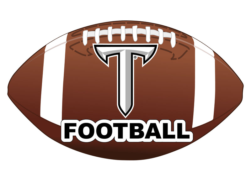 Troy University 4-Inch Football Vinyl Decal Officially Licensed Collegiate Product